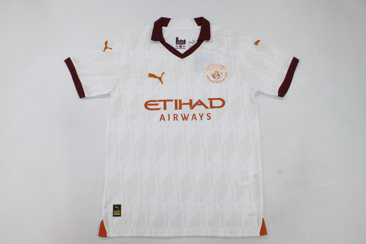 AAA Quality Manchester City 23/24 Away White Jersey